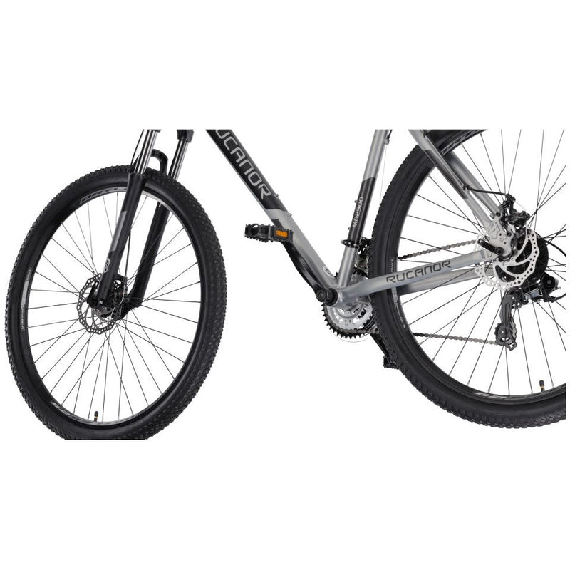 Load image into Gallery viewer, Rucanor Lux 29 Inch 48 cm Heren 21V Mechanische schijfrem Zilver Zwart
