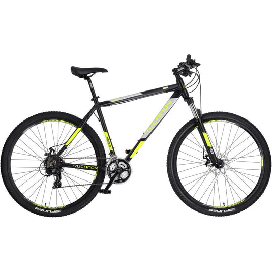 Rucanor Lux 29 Inch 48 cm Heren 21V Mechanische schijfrem Zwart Geel