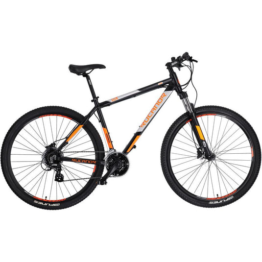 Rucanor Lux 29 Inch 48 cm Heren 24V Hydraulische schijfrem Zwart Oranje