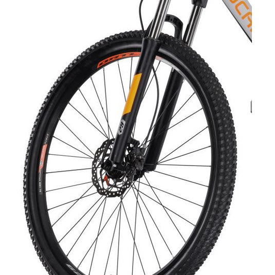 Rucanor Lux 29 Inch 48 cm Heren 24V Hydraulische schijfrem Zwart Oranje