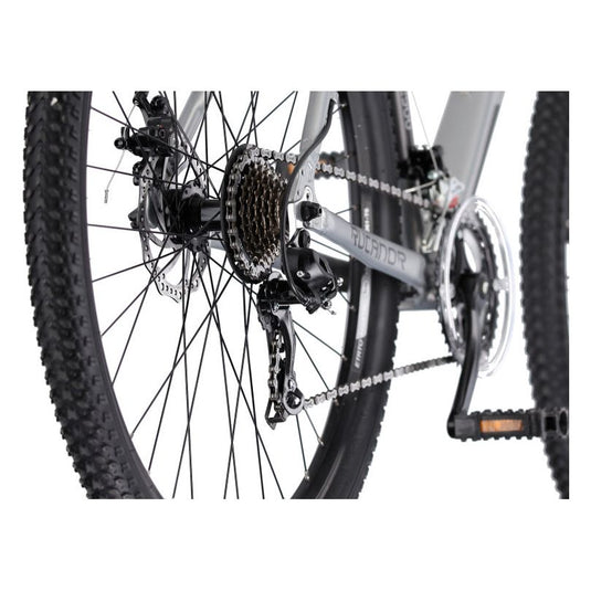 Rucanor Lux 29 Inch 53 cm Heren 21V Mechanische schijfrem Zilver Zwart