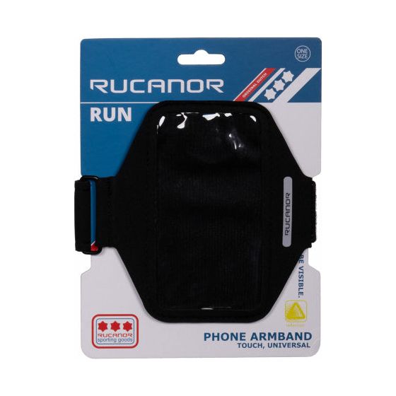 Load image into Gallery viewer, Rucanor Running Phone armband universeel unisex zwart
