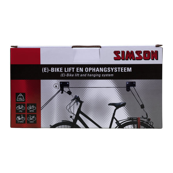 Simson E-bike lift en ophangsysteem
