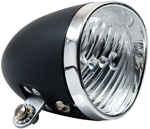 Simson Classic LED koplamp, zwart (werkplaatsverpakking)