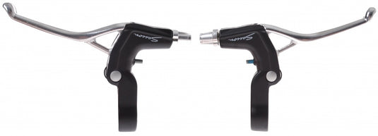 Saccon Remgrepen set V-brake 2-vinger zilver zwart 2-delig