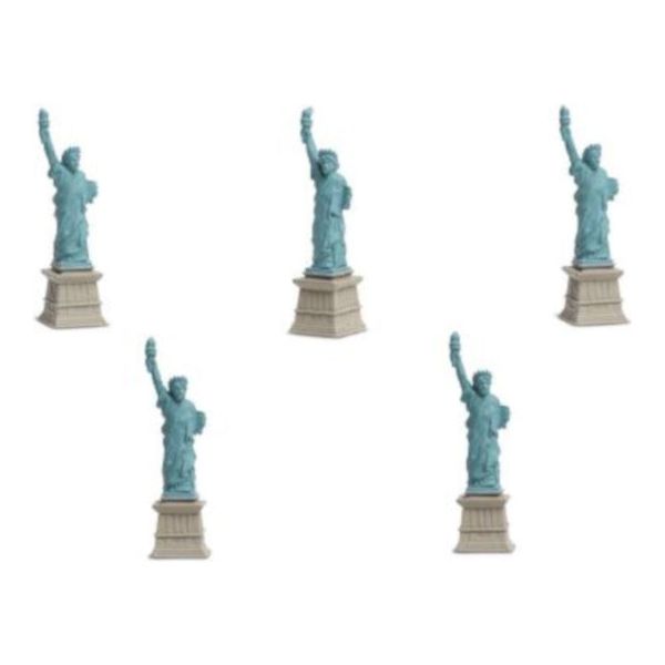 Load image into Gallery viewer, Safari Vrijheidsbeeld speelset 2,5 cm PVC blauw grijs 192 stuks
