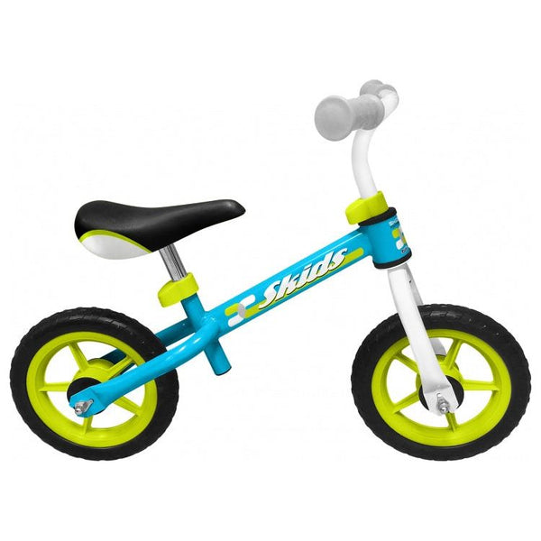 loopfiets 10 Inch Junior Lichtblauw Lichtgroen
