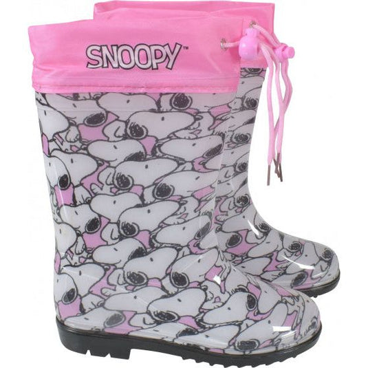 Peanuts Regenlaarzen Snoopy meisjes PVC roze wit maat 30-31