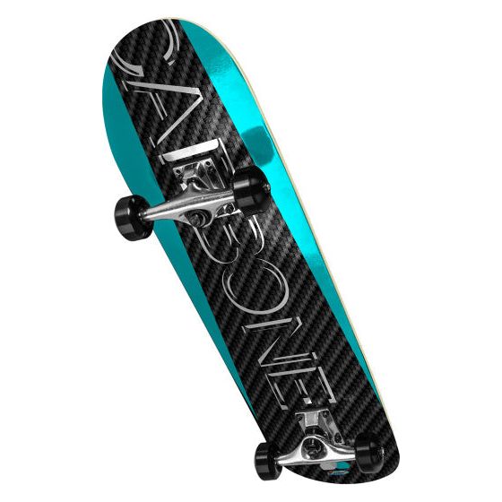 Load image into Gallery viewer, Skids control Skids Control skateboard carbone zwart blauw wit
