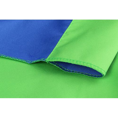 StudioKing Achtergronddoek 2,7x5 m Blauw Groen