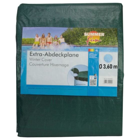 Load image into Gallery viewer, Summer fun Winterkleed rond 360 cm groen
