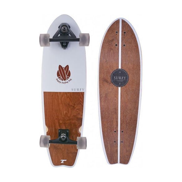 Load image into Gallery viewer, Tempish Longboard Surfy 82,5 x 23,5 cm wit bruin
