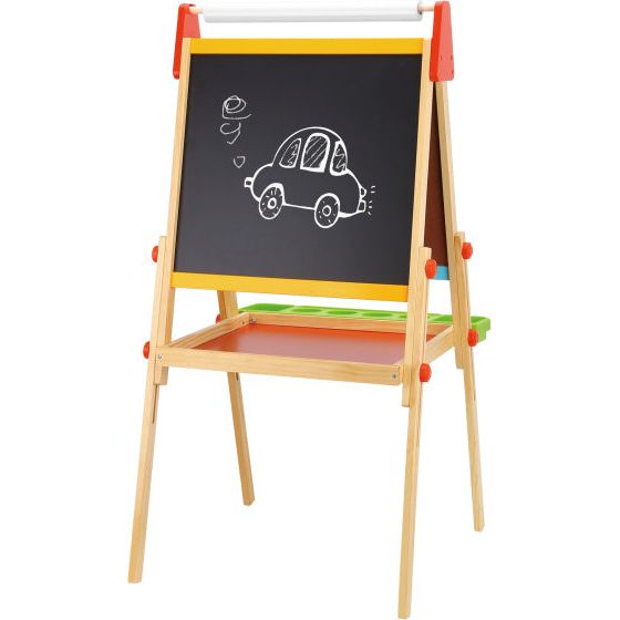 Load image into Gallery viewer, Tooky toy 2 in 1 Educatief Schoolbord magneet- krijtbord 56-delig

