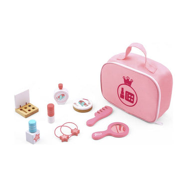 Tooky toy Houten Make-up Speelset Roze 11-delig