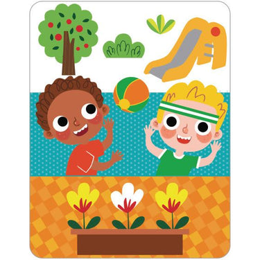 Tooky toy A Wonderful Day Educatief Houten Magneetbord 108-delig