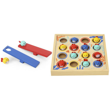 Tooky toy Flying Fish Diving Houten Behendigheidsspel 19-delig