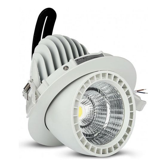 Load image into Gallery viewer, V-tac Inbouwspot VT-2933 led 2650 lumen 16,5 cm aluminium wit
