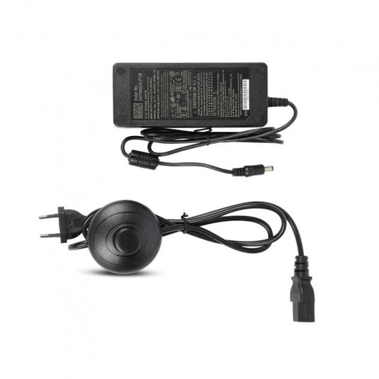 V-tac Vloerlamp VT-7096 65W 3000K 4300lm 179 x 42 cm staal wit