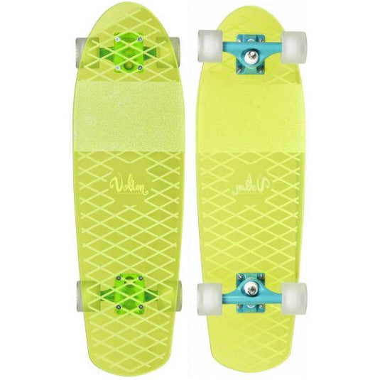Volten Longboard Neon Clear Yellow 68,5 cm acryl geel