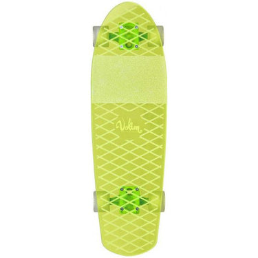 Volten Longboard Neon Clear Yellow 68,5 cm acryl geel