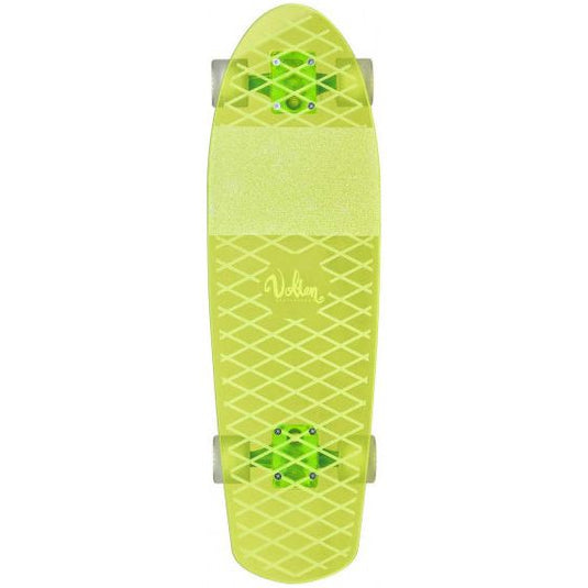Volten Longboard Neon Clear Yellow 68,5 cm acryl geel