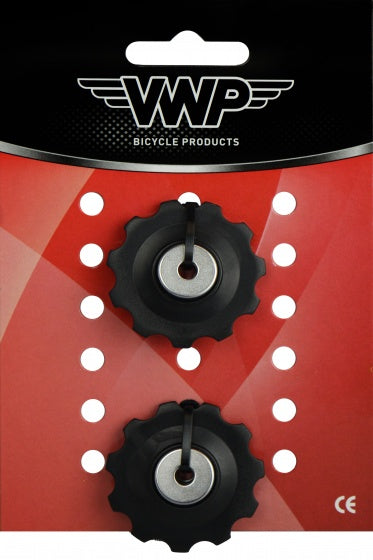 VWP derailleurwieltjes 11T 7-11V zwart (set)