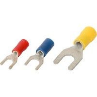 Bofix kabelschoen AMP vork M5 rood (25st)