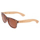 Wave hawaii Zonnebril bamboo Taka unisex blank bruin