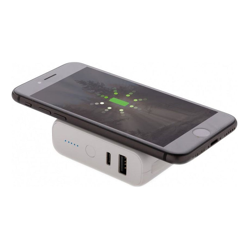 Load image into Gallery viewer, Xd collection Powerbank met draadloze oplader 7,2 cm wit

