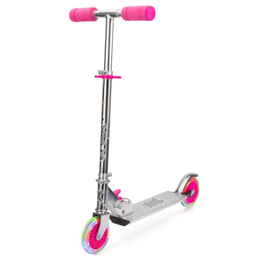 Xootz Folding stuntstep voetrem meisjes roze