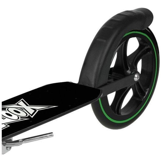 Xootz Large Wheeled step voetrem junior wit zwart