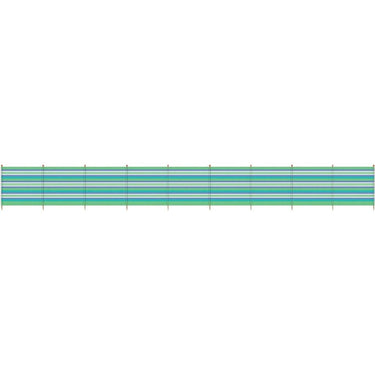 Yello Windscherm 10 palen 120 x 610 cm groen blauw