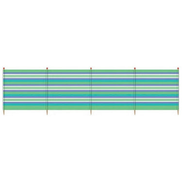 Yello Windscherm 10 palen 120 x 610 cm groen blauw
