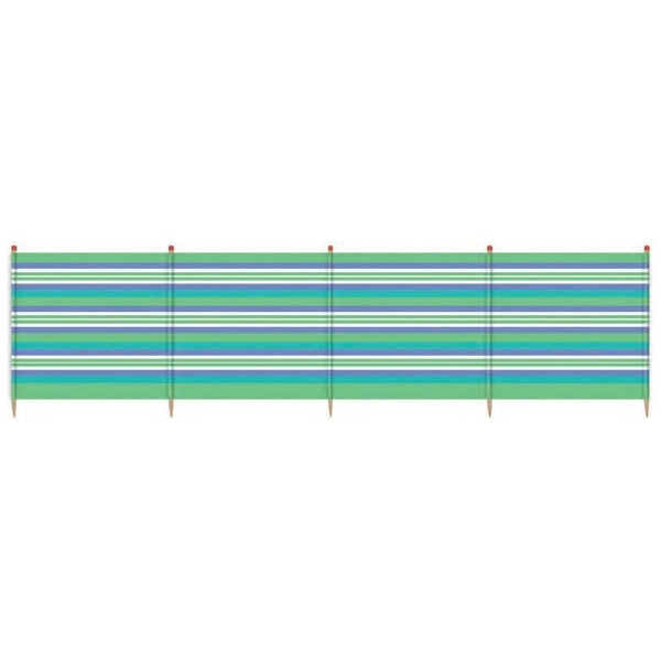 windscherm 10 palen 120 x 610 cm groen blauw