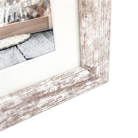 Load image into Gallery viewer, Zep fotolijst v23136 nelson 6 3q white wash voor 3 foto&#39;s
